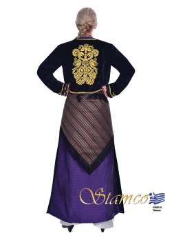 Παραδοσιακή Ποντιακή Στολή με Κεντημένο Γιλέκο