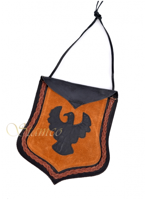 Καπνοσάκουλο Δερμάτινο με Αετό