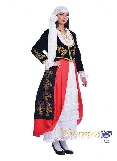 Παραδοσιακή Στολή Τεγέας Αρκαδίας Γυναικεία 