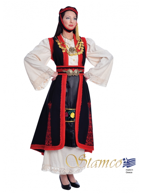Παραδοσιακή Στολή Ηπειρώτισσα Κεντημένη (Ειδική Κατασκευή) 